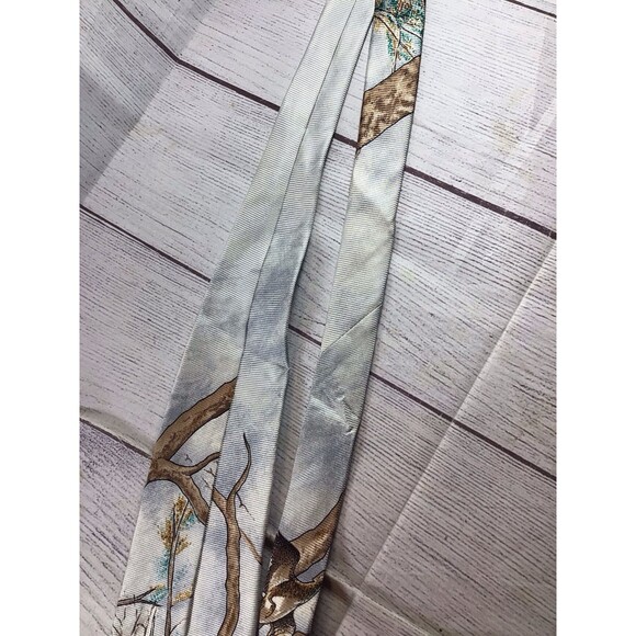 Vintage Field & Stream Men’s Silk Tie Ducks Nature - Picture 11 of 12